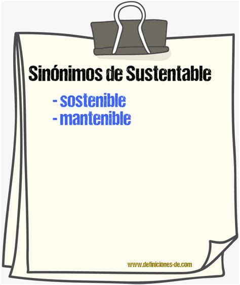 sustentable sinonimo.